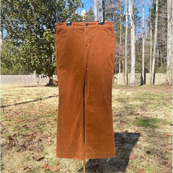 Talbots Brown Corduroy Demi Boot Cut Pants - Picture 1 of 8